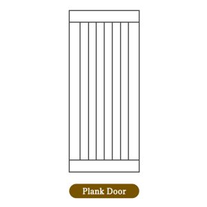 plank door