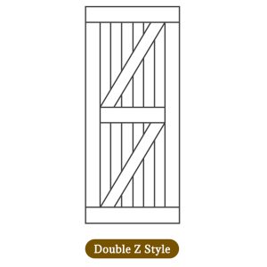double z style barn door