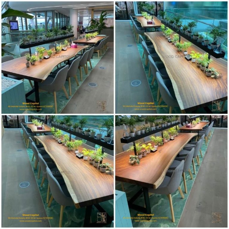 Natural Wood Slab Table